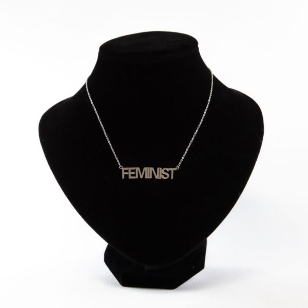 Silver 'Feminist' - J-1001 - Jennies Jewelry